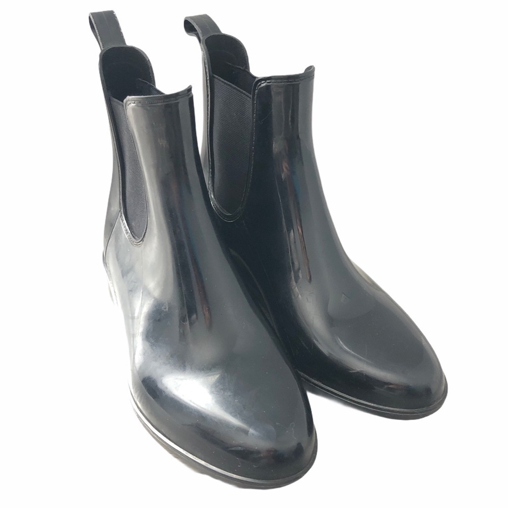Joe Fresh Black Rubber Ankle Women's Rain Boots